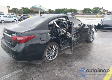 2018 Infiniti Q50 3.0T Luxe из США, поврежденный, VIN JN1EV7AR7JM433096